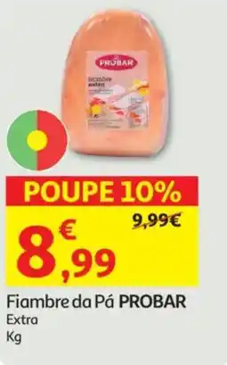 Auchan Fiambre da Pá PROBAR promoção