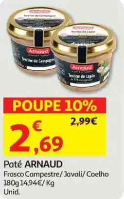 Auchan Paté ARNAUD promoção