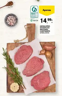 Continente Medalhões de novilho nacional continente (embalados) promoção