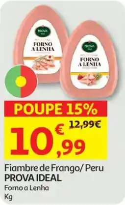 Auchan Fiambre de Frango/Peru PROVA IDEAL promoção