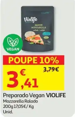 Auchan Preparado Vegan VIOLIFE promoção