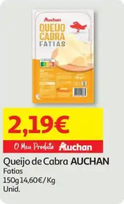 Auchan Queijo de Cabra AUCHAN promoção