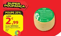 Auchan Queijo SANTIAGO promoção