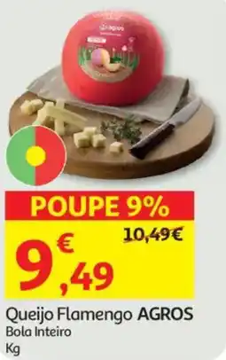 Auchan Queijo Flamengo AGROS promoção
