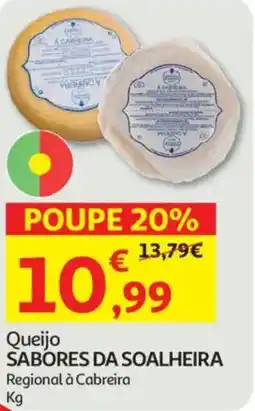 Auchan Queijo SABORES DA SOALHEIRA promoção