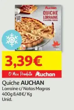Auchan Quiche AUCHAN promoção