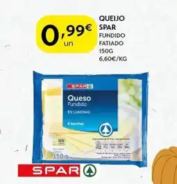 Spar Queijo spar fundido fatiado promoção