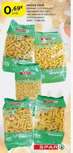 Spar Massa spar promoção