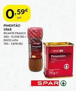 Spar Pimentão spar promoção