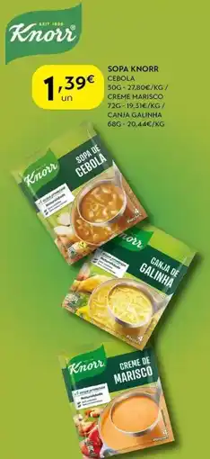 Spar Sopa knorr cebola promoção