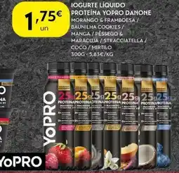 Spar Iogurte líquido proteina yopro danone promoção