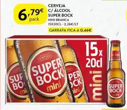 Spar Cerveja c/ álcool super bock promoção