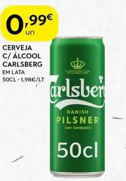 Spar Cerveja c/ álcool carlsberg promoção