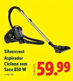 Lidl Silvercrest Aspirador Ciclone sem Saco 850 W promoção