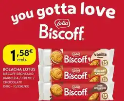 Spar Bolacha lotus promoção