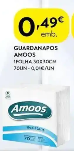 Spar Guardanapos amoos promoção
