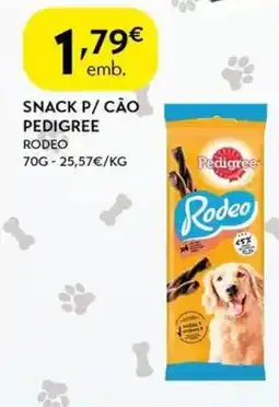 Spar Snack p/ cão pedigree rodeo promoção