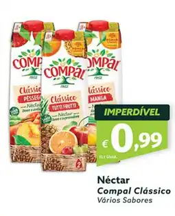Roque Supermercados Néctar Compal Clássico promoção