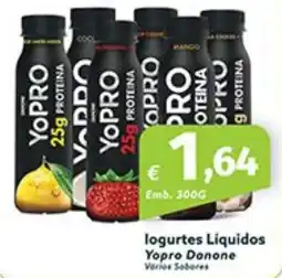 Roque Supermercados logurtes Liquidos Yopro Danone promoção