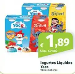 Roque Supermercados logurtes Liquidos Yoco promoção