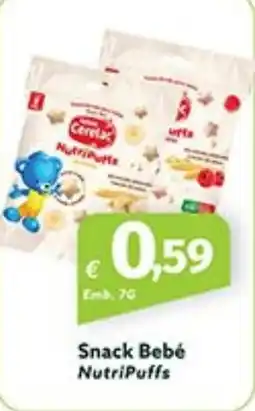 Roque Supermercados Snack Bebé NutriPuffs promoção
