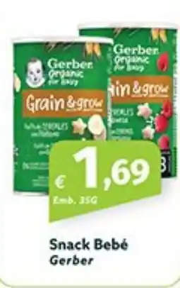 Roque Supermercados Snack Bebé Gerber promoção