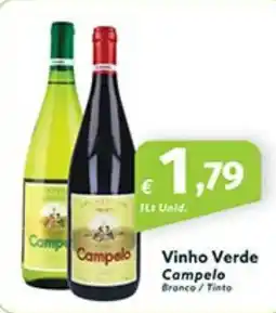 Roque Supermercados Vinho Verde Campelo Branco/Tinto promoção