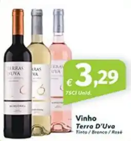 Roque Supermercados Vinho Terra D'Uva promoção