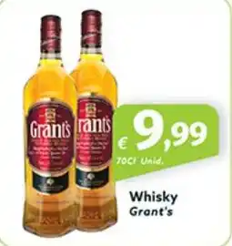 Roque Supermercados Whisky Grant's promoção