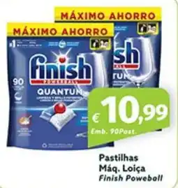 Roque Supermercados Pastilhas Máq. Loiça Finish Poweball promoção