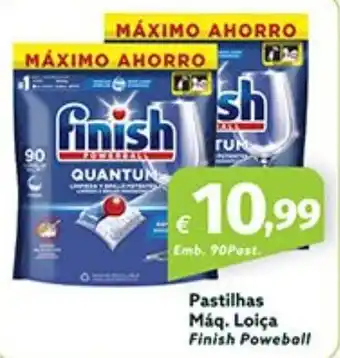 Roque Supermercados Pastilhas Máq. Loiça Finish Poweball promoção