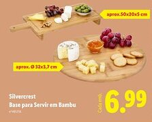 Lidl Silvercrest Base para Servir em Bambu promoção