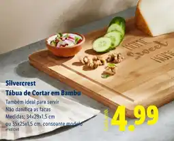 Lidl Silvercrest Tábua de Cortar em Bambu promoção