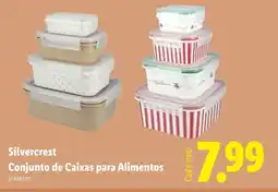 Lidl Silvercrest Conjunto de Caixas para Alimentos promoção