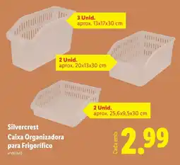 Lidl Silvercrest Caixa Organizadora para Frigorífico promoção