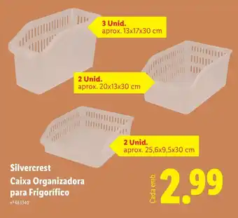 Lidl Silvercrest Caixa Organizadora para Frigorífico promoção