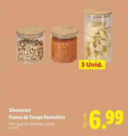 Lidl Silvercrest Frasco de Tampa Hermética promoção