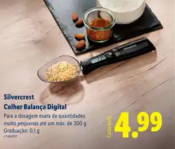 Lidl Silvercrest Colher Balança Digital promoção