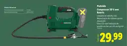 Lidl Parkside Compressor 20 V sem Bateria promoção