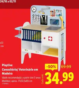 Lidl Playtive Consultório/ Veterinário em Madeira promoção