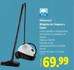Lidl Silvercrest Máquina de Limpeza a Vapor promoção