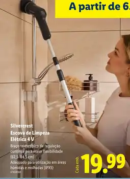 Lidl Silvercrest Escova de Limpeza Elétrica 4 V promoção