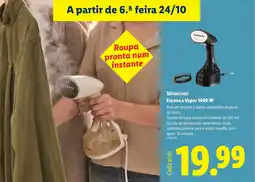 Lidl Silvercrest Escova a Vapor 1400 W promoção