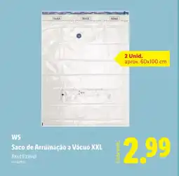Lidl W5 Saco de Arrumação a Vácuo XXL promoção