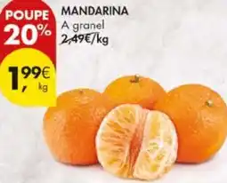 Pingo Doce Mandarina a granel promoção