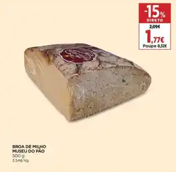 Supercor Broa de milho museu do pão promoção