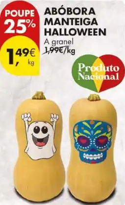 Pingo Doce Abóbora manteiga halloween promoção