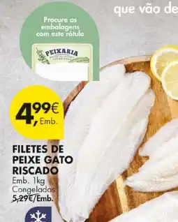 Pingo Doce Filetes de peixe gato riscado promoção