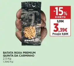 Supercor Batata roxa premium quinta da carminho promoção