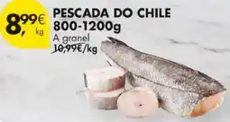 Pingo Doce Pescada do chile 800-1200g promoção